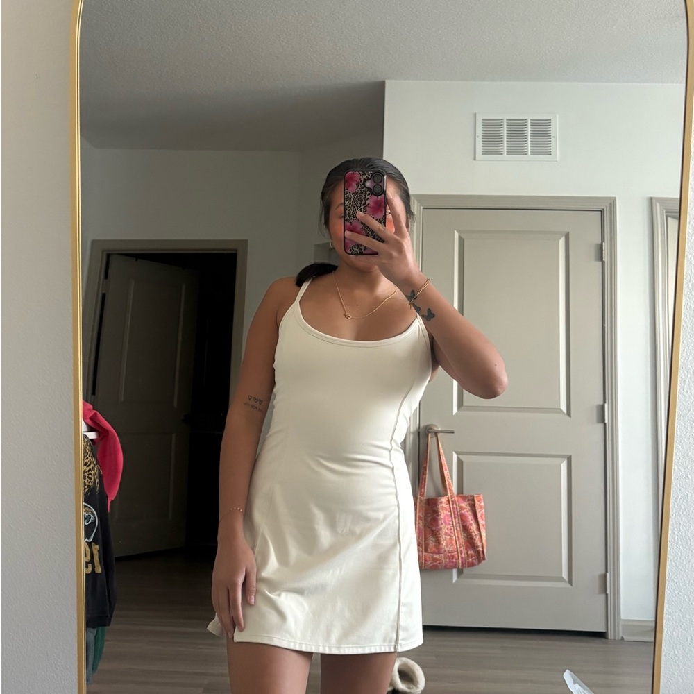 Princess Polly Athletic dress (cream)